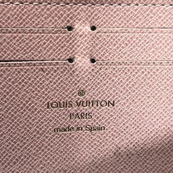 LOUIS VUITTON Portefeuille Clmence Rose Ballerine Damier - 321-081125 - Picture 6 of 6